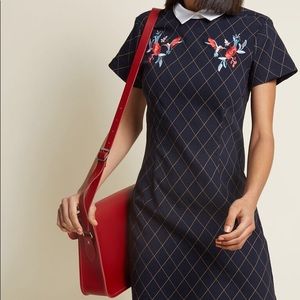 ModCloth “Collar Me Back” Professional Dress